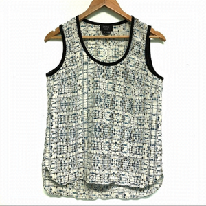 Barneys New York 💯 Silk Printed Blouse